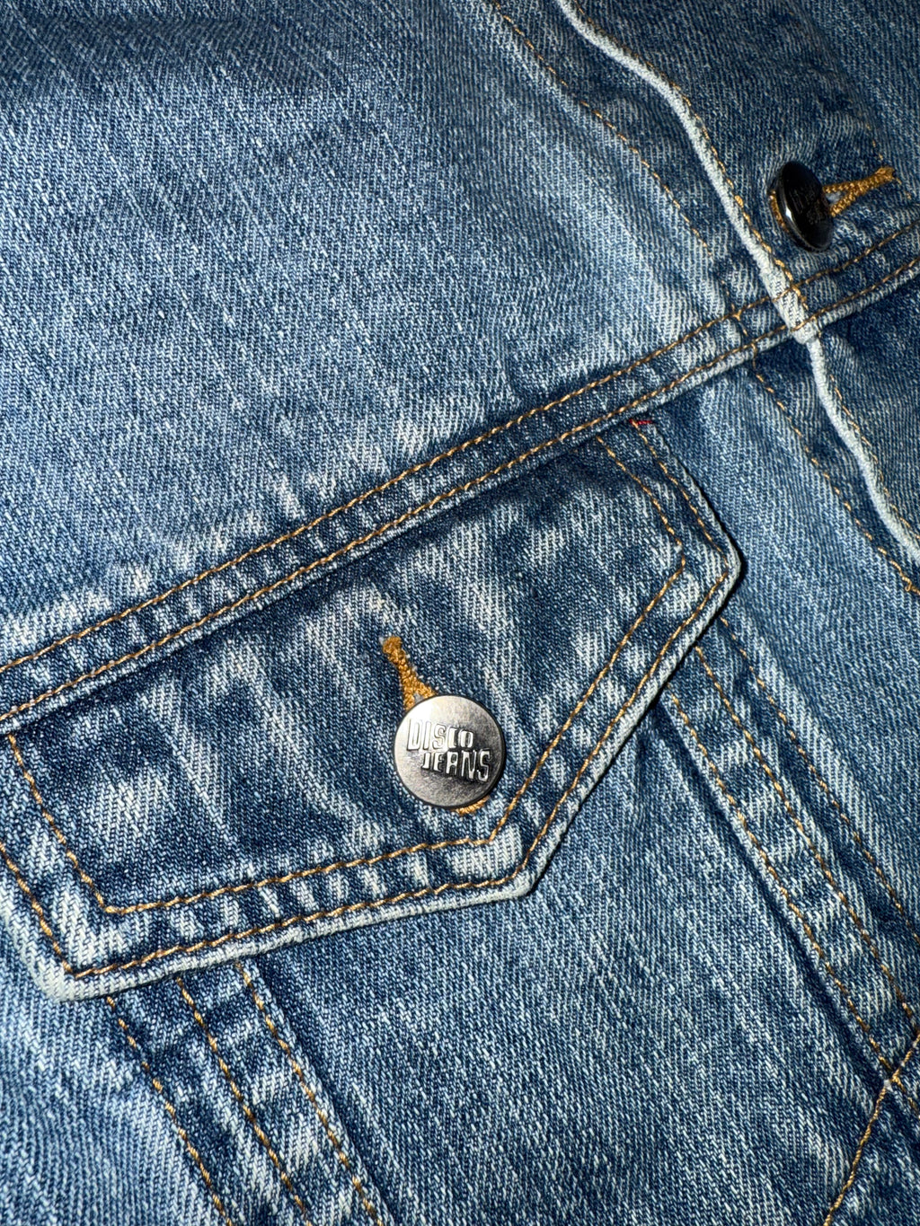 Vintage 1970s Disco Jeans Brand Jean Jacket