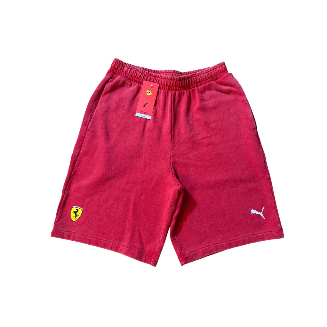 PUMA MENS FERRARI SPORTSWEAR FLEECE SHORTS