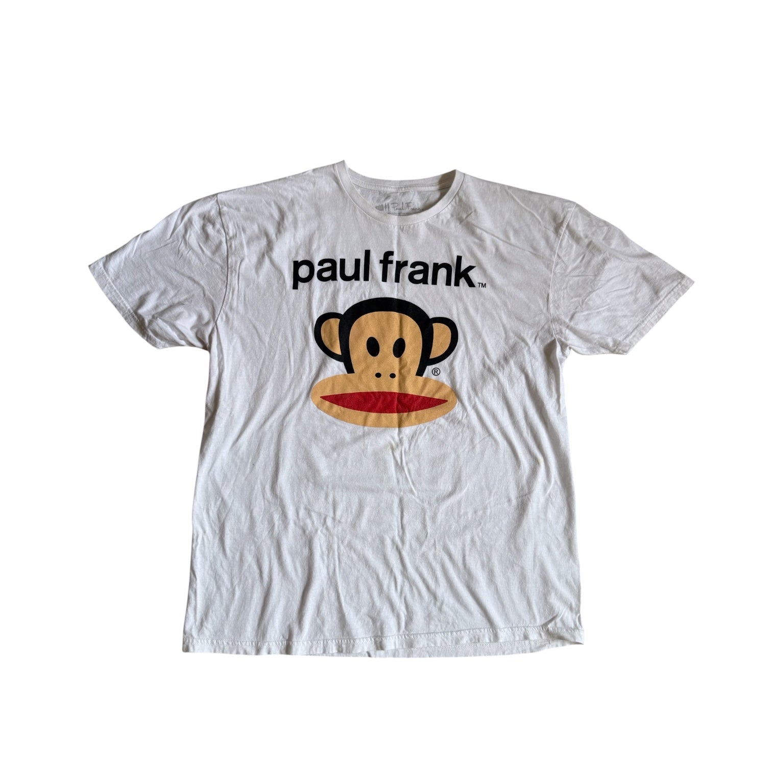 Paul Frank White  shirt mens PRE OWNED Y2K