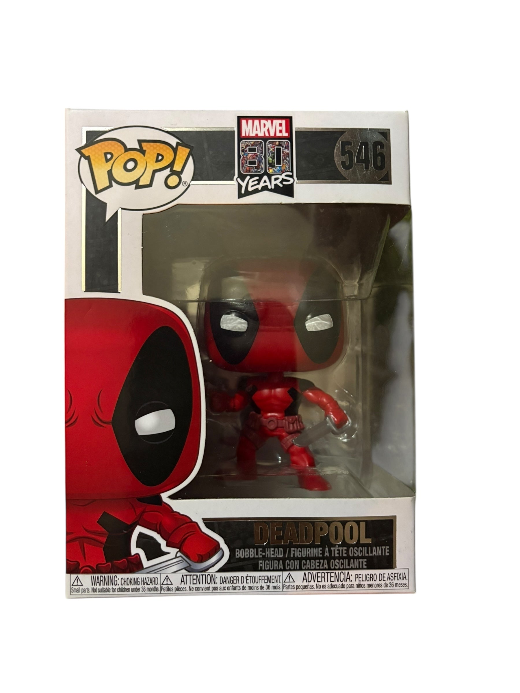 Deadpool Pop Figure- 80th Anniversary