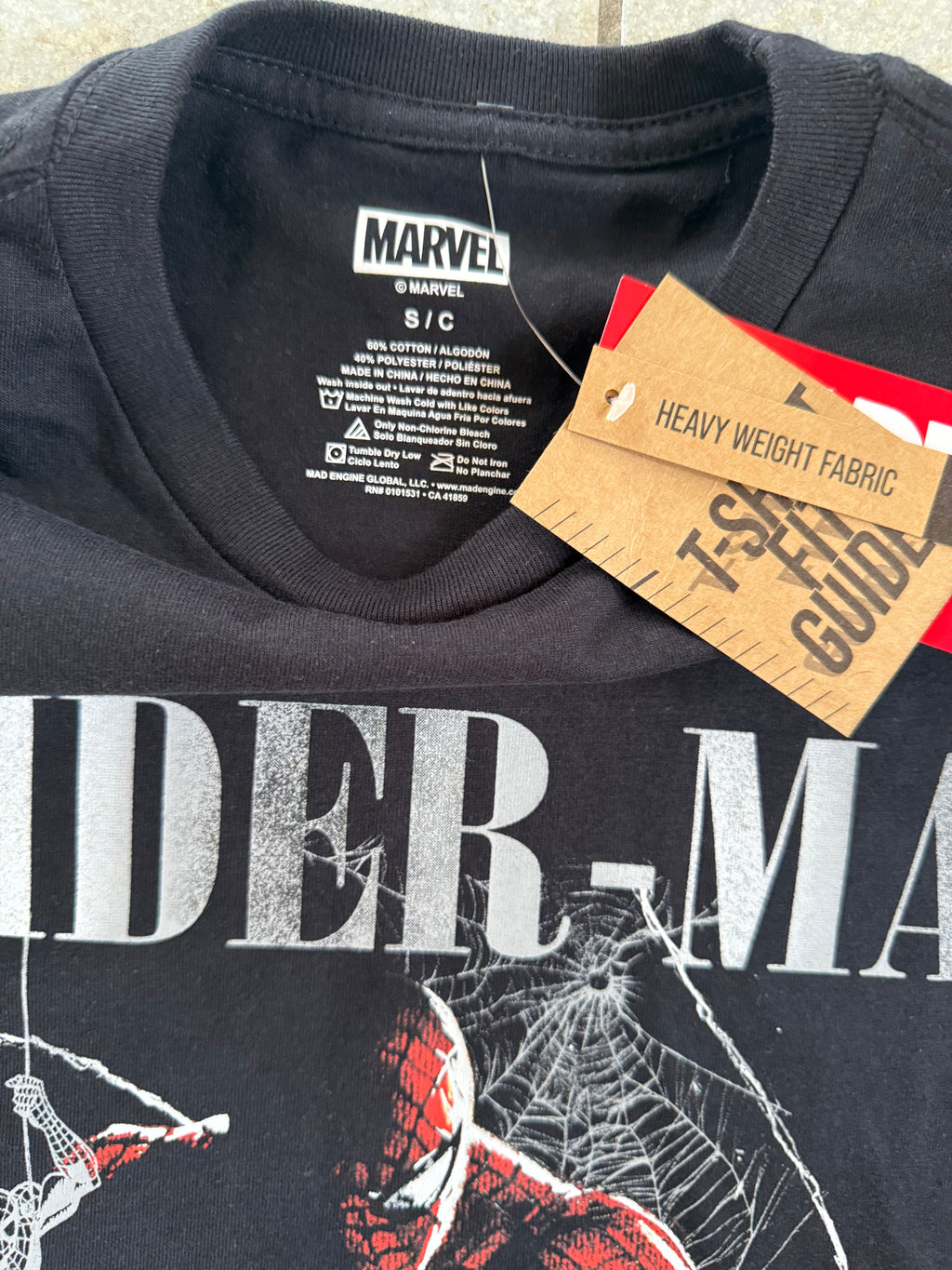 Marvel Spider-Man Heavyweight Graphic Tee