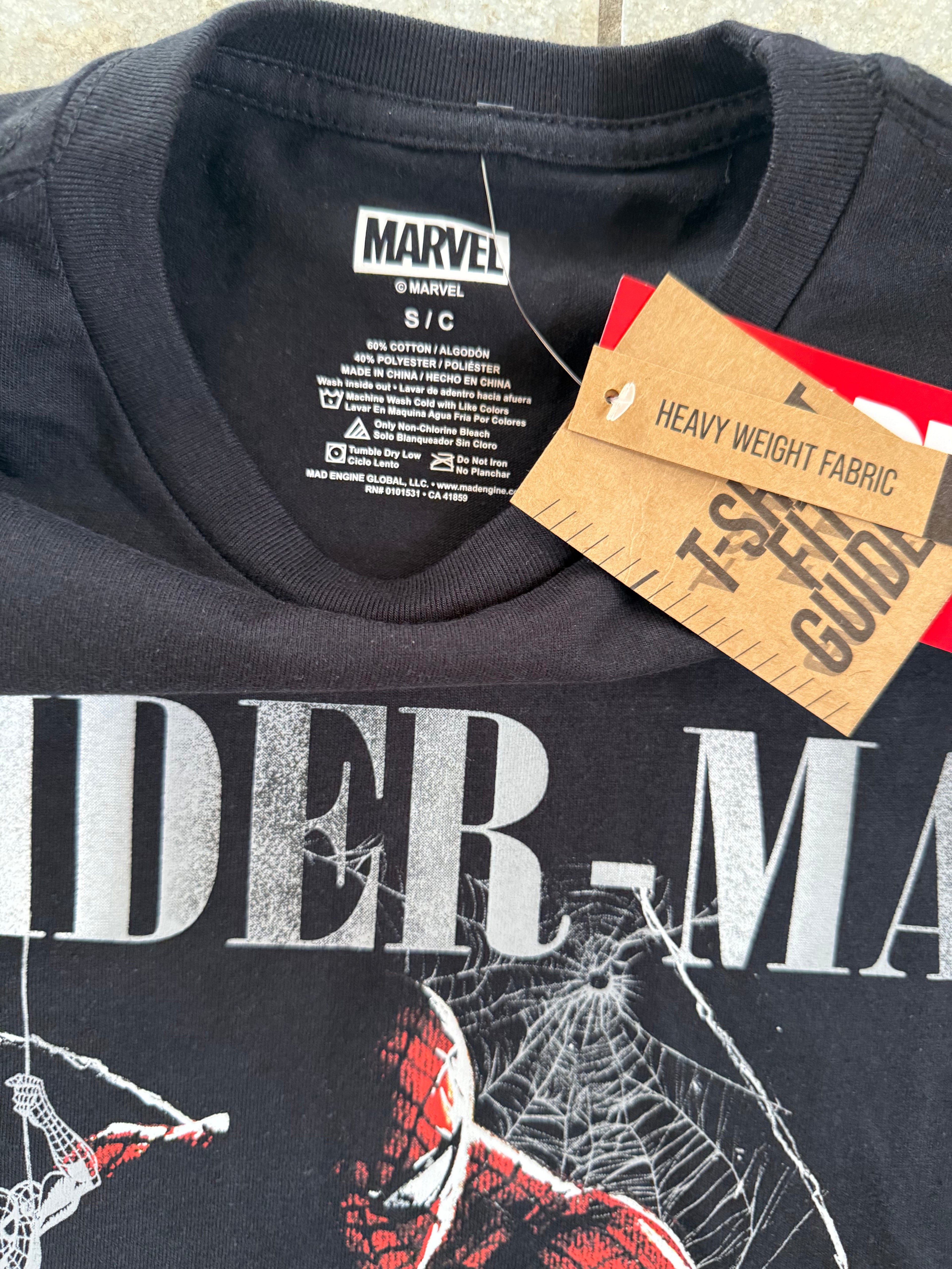 Marvel Spider-Man Heavyweight Graphic Tee