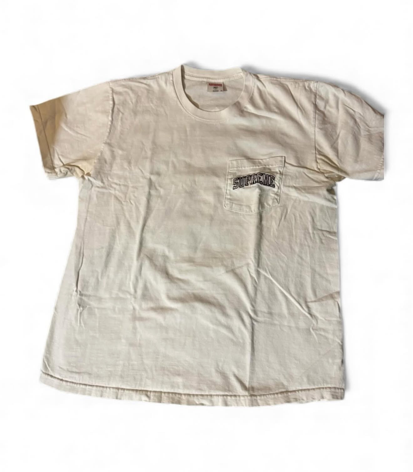 Supreme NFL x Raiders x '47 Pocket Tee
White