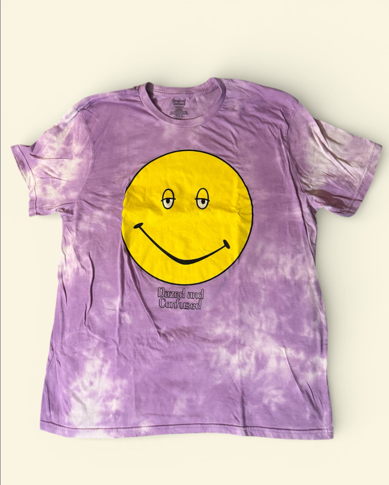 Vintage Dazed and Confused Movie Smiley Face Dye Shirt