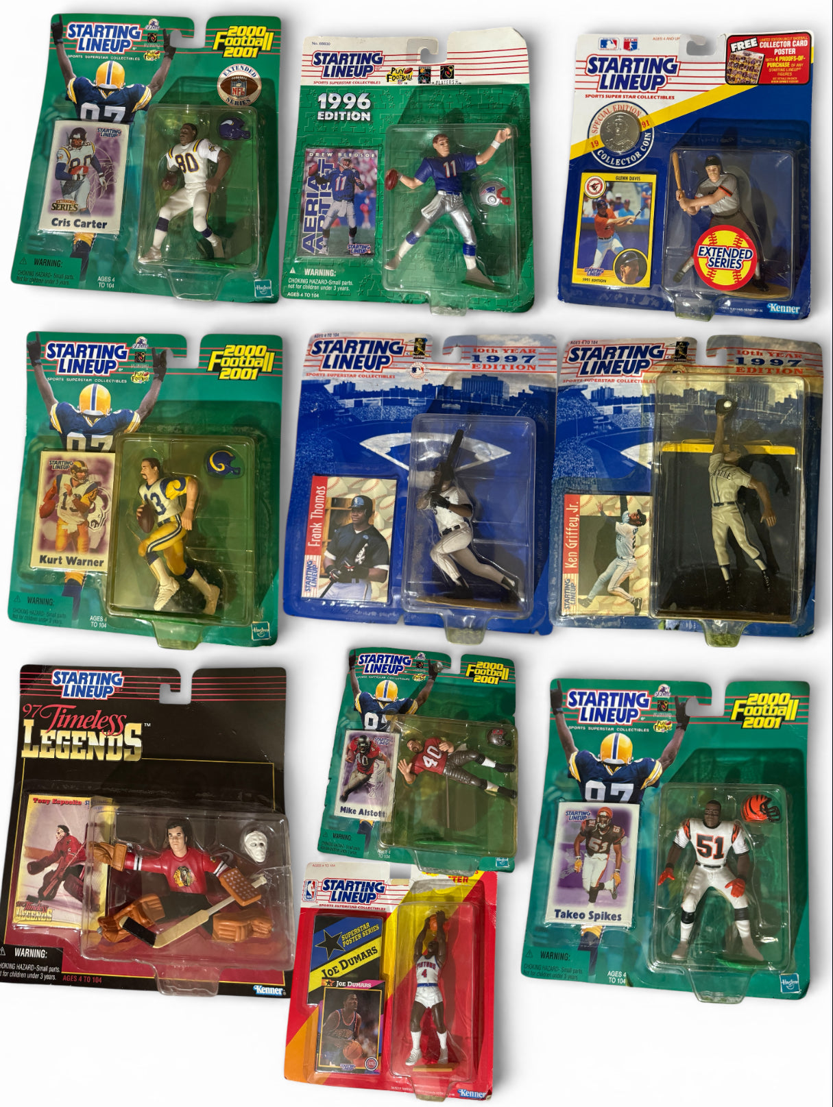 Sports Hall of Famers Collectibles Mix Bundle (10)