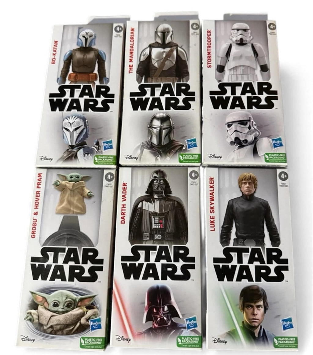 Star Wars 6 Pack Collectible Figures by Hasbro ( NEW )