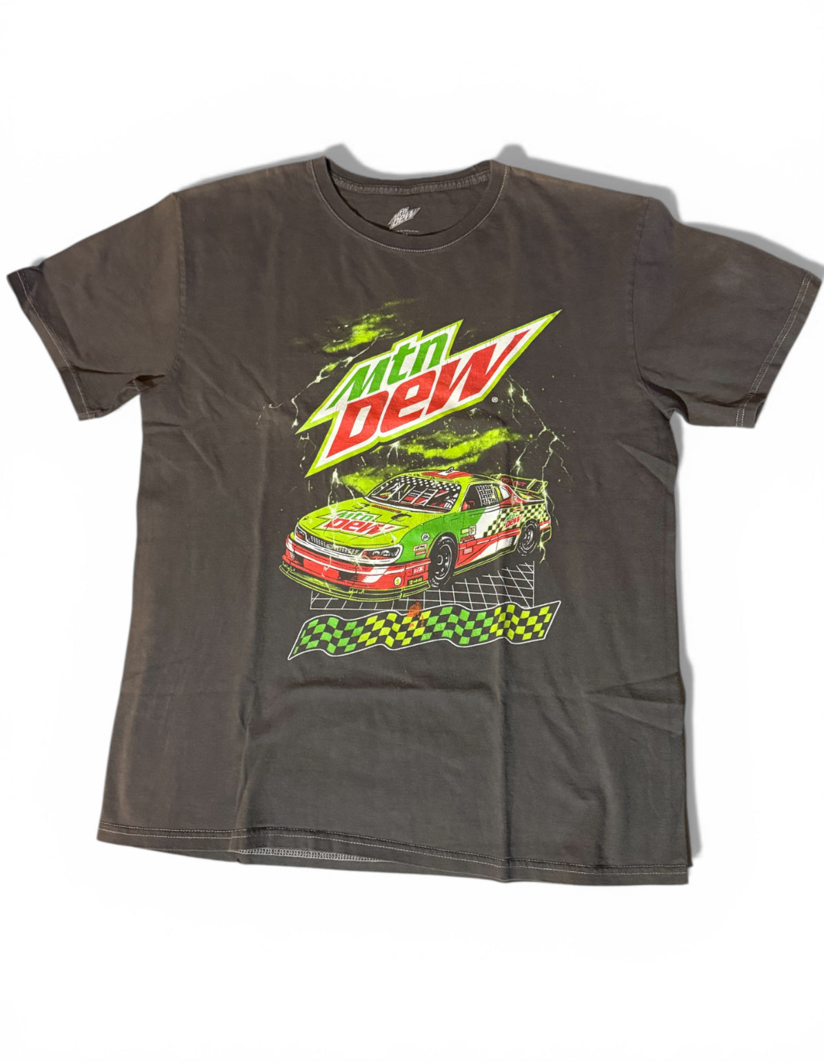 Vintage Y2K Mountain Dew Racing Tshirt