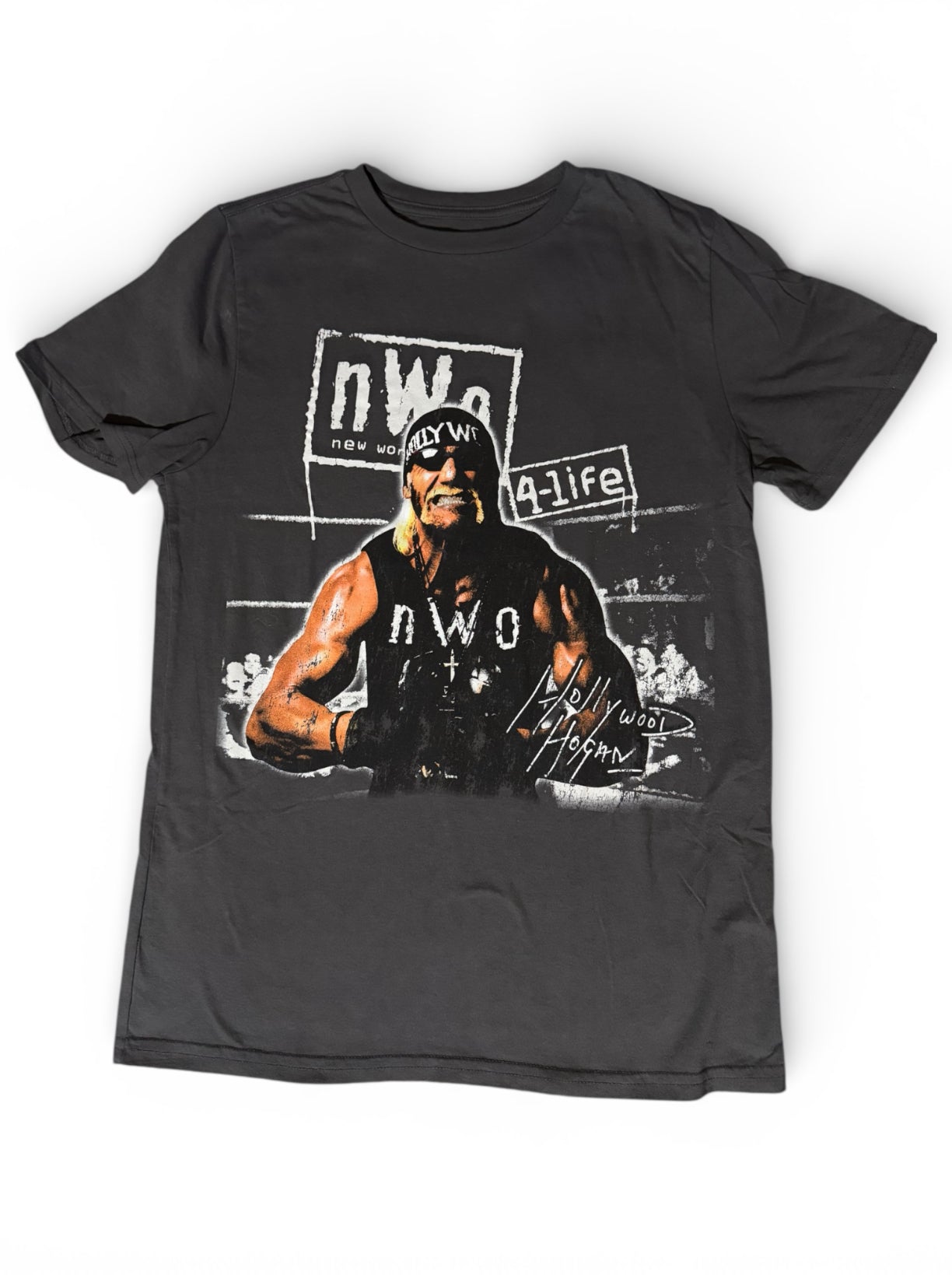 Vintage Hulk Hogan NWO 4 Life Tee