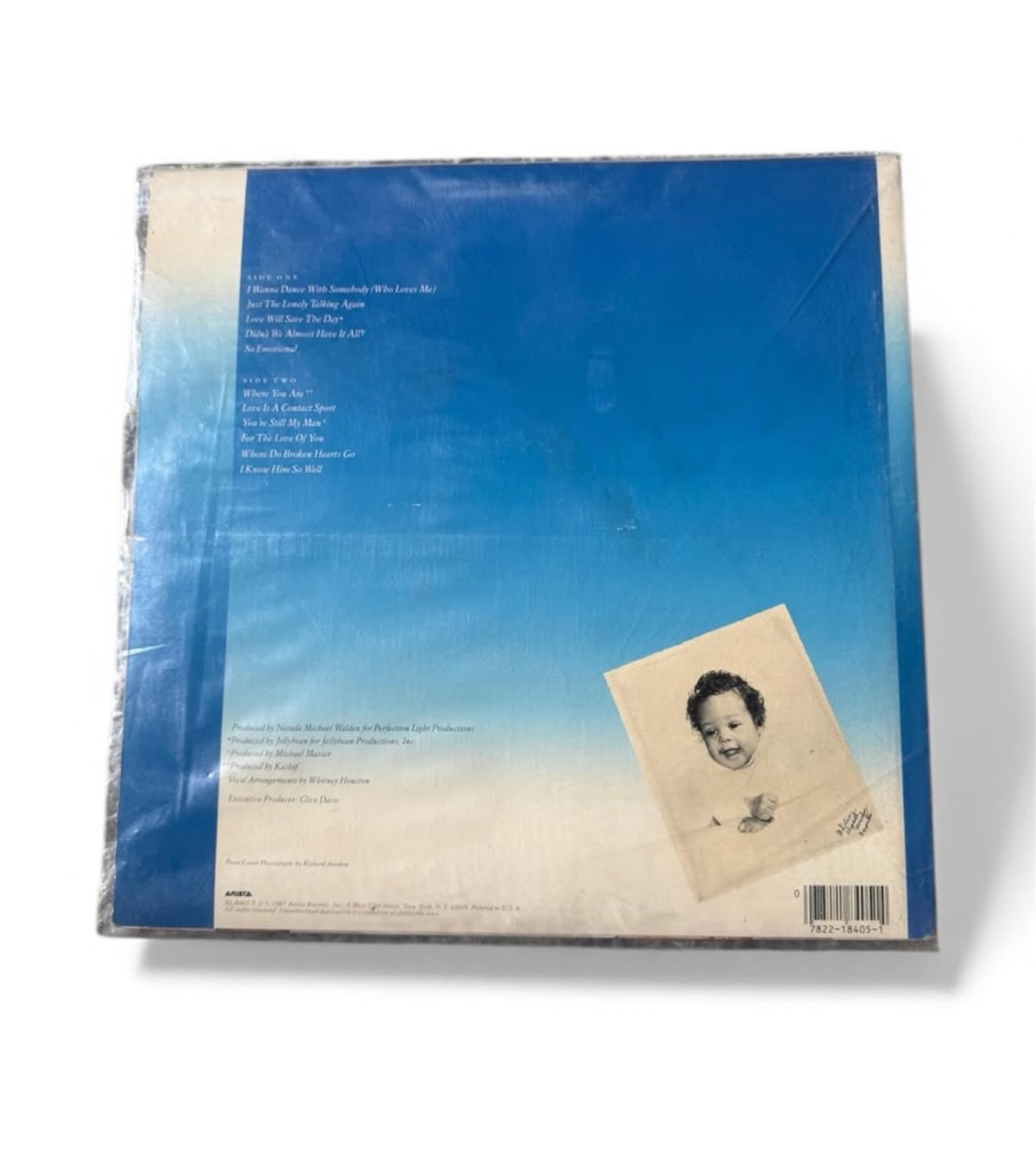 Whitney Houston Self Titled 1985 Debut Vinyl LP