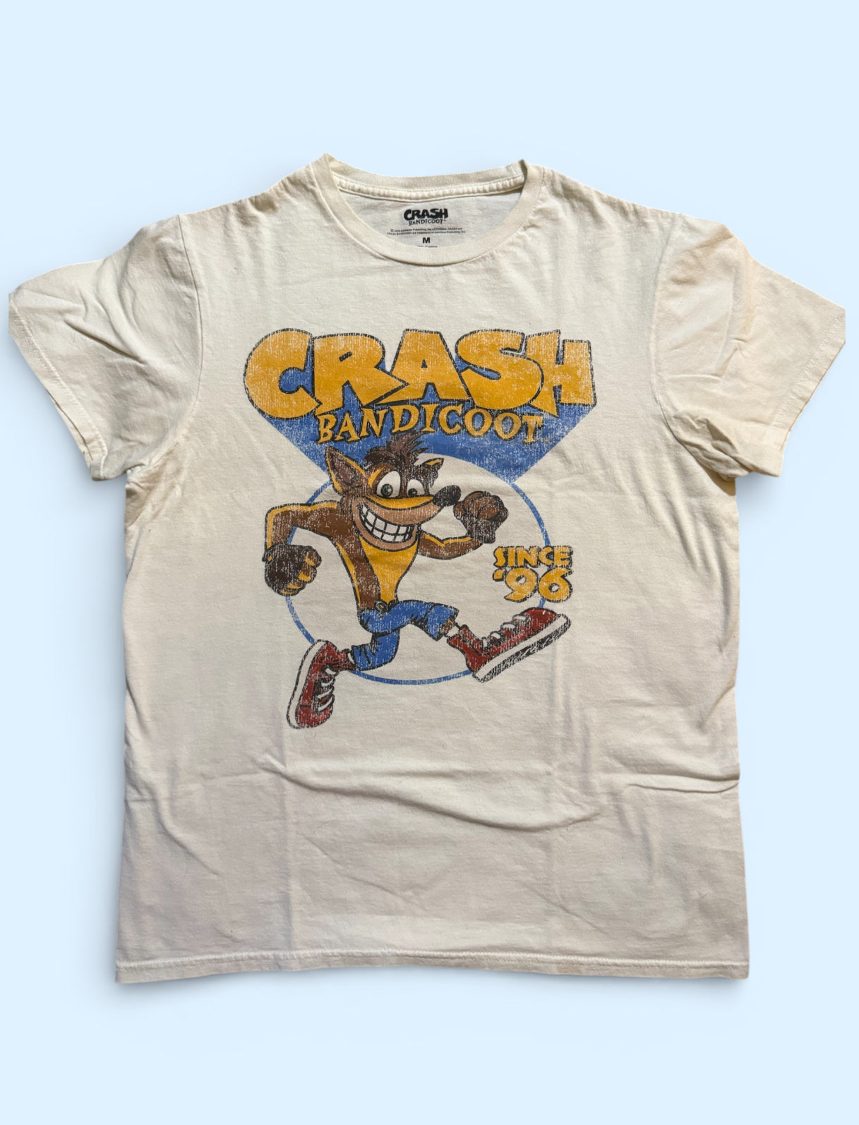 Vintage Crash Bandicoot Since 96 Graphic Tee