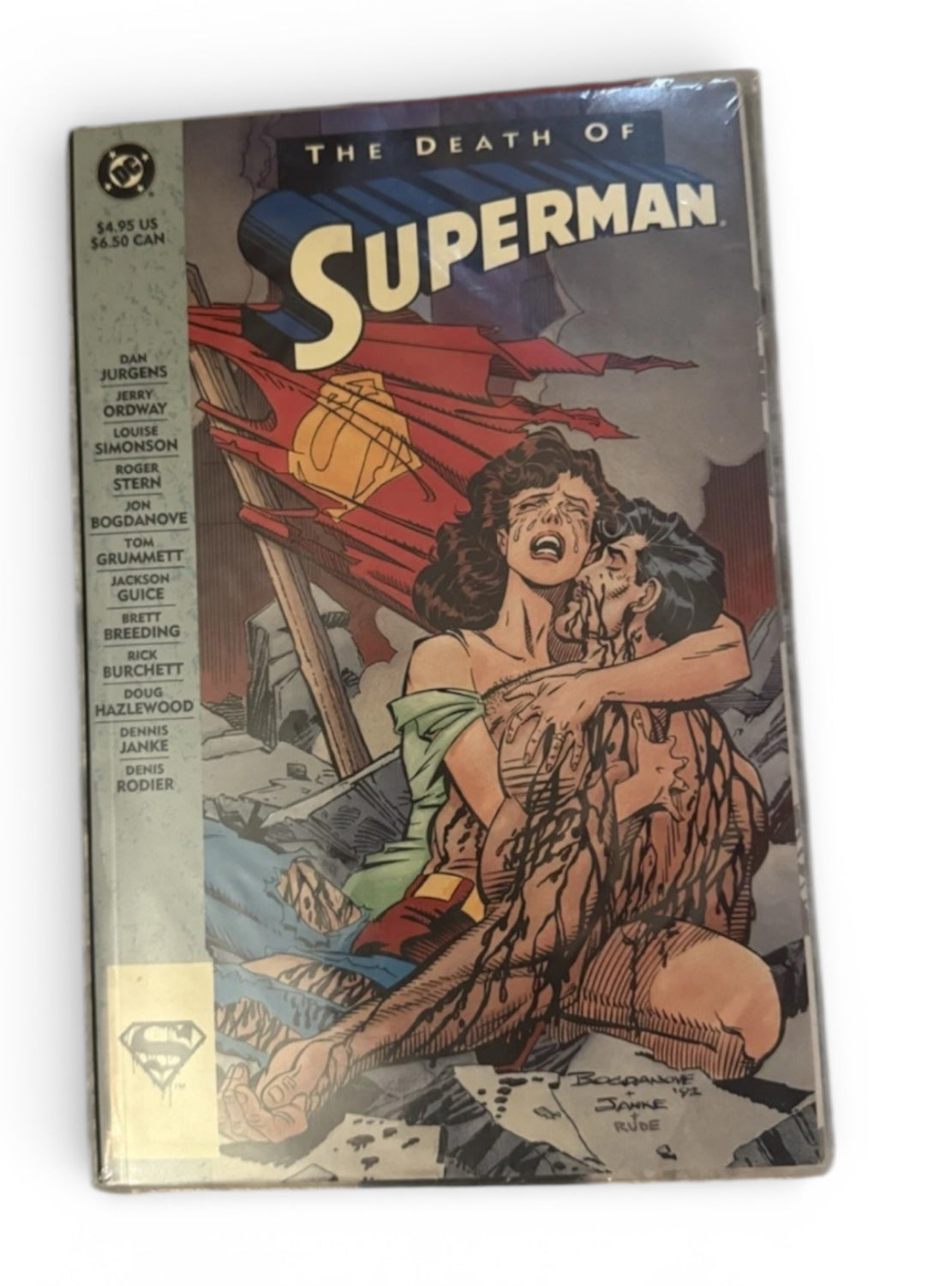 The Death of Superman Comic Book DC 1992 Collectors Edition Doomsday Storyline