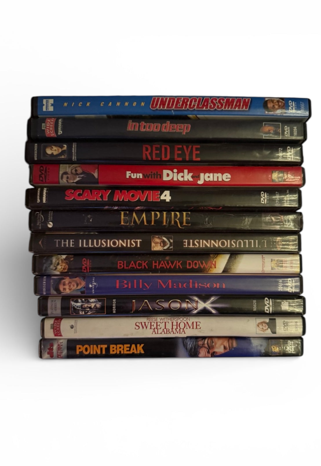 Lot Of 12 Mixed DvDs