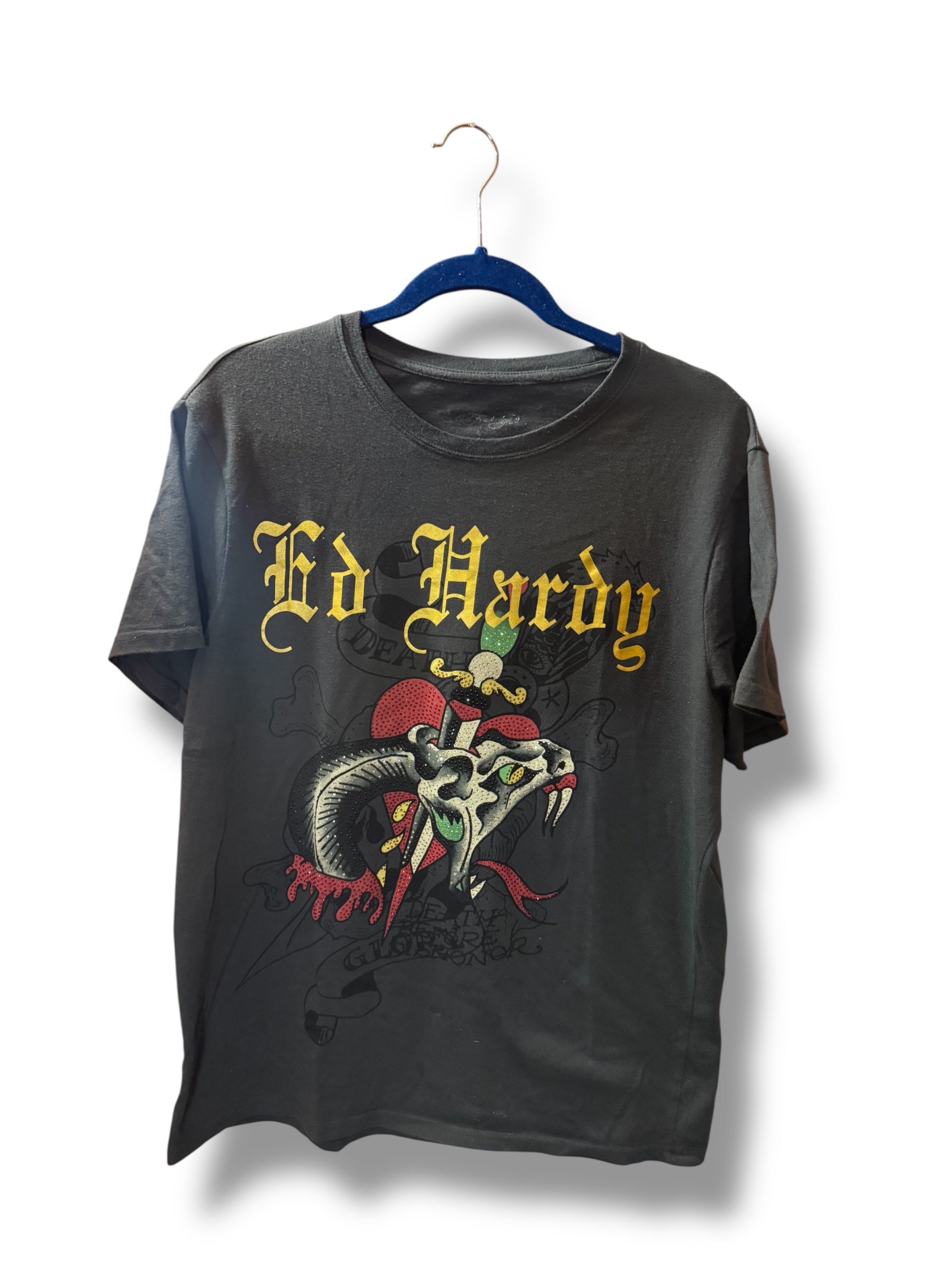 Vintage Ed Hardy Graphic Tee Size Large