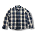 Blue & White Relax Fit Flannel